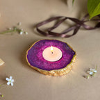 Agate Tealight Candle Holder