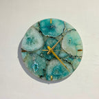 pink  Agate Round Wall Clock