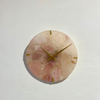 Rose Quartz Round Wall Clock
