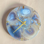 Multi Color Agate  Round Wall Clock