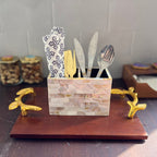 Mother of Pearl Cutlery Holder