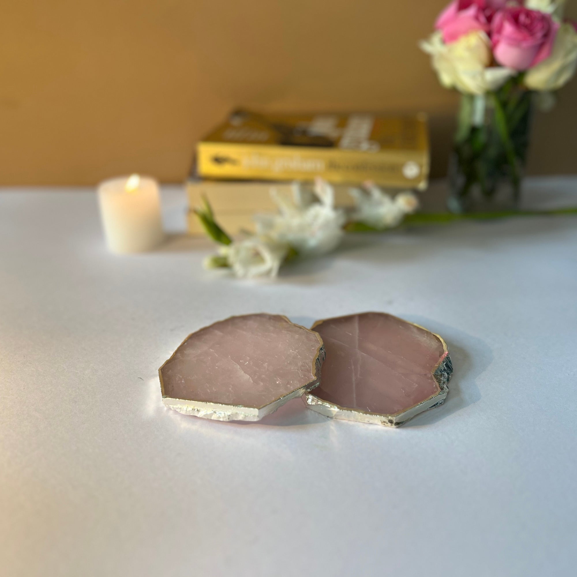 Rose Quartz Coaster