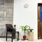 Mother of Pearl Rectangle Wall Clock