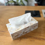 Mother Of Pearl Tissue Box Holder
