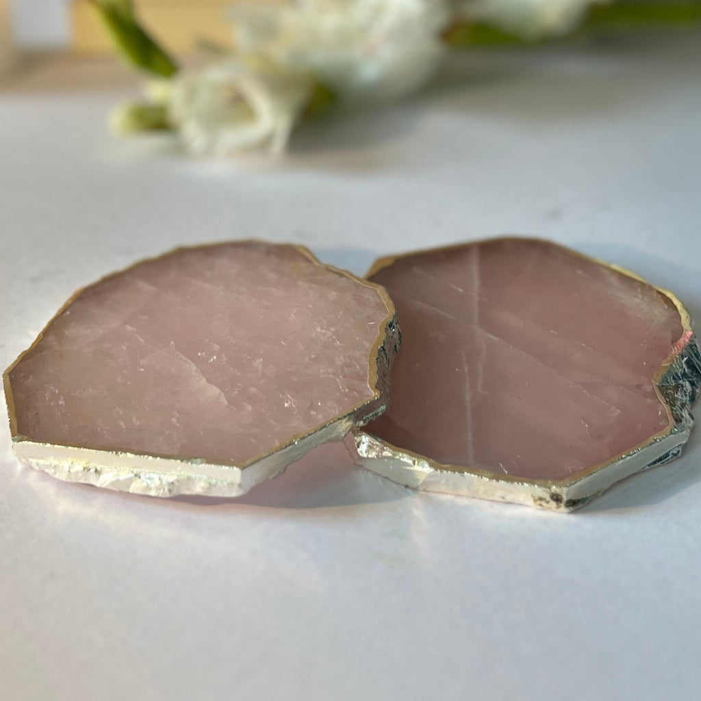 Rose Quartz Coaster