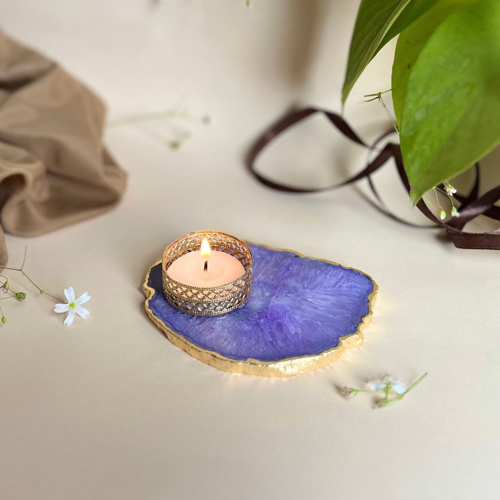 Agate Tealight Holder