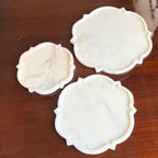Floral Marble Platter (set of 3)