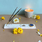 Blue Agate -   marble Incense Holder