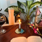 Turquoise Agate Candle Holders