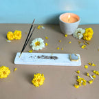 Blue Agate -   marble Incense Holder