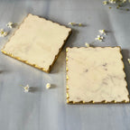 White Marble Round Coaster