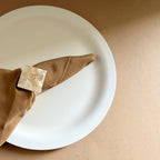 Sqaure Shape   Mother of Pearl Napkin Rings set