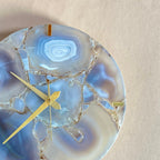 Natural  Agate Round Wall Clock