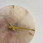Rose Quartz Round Wall Clock