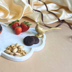 Cloud  Marble Platter (12 inch)