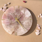 Rose Quartz Round Wall Clock