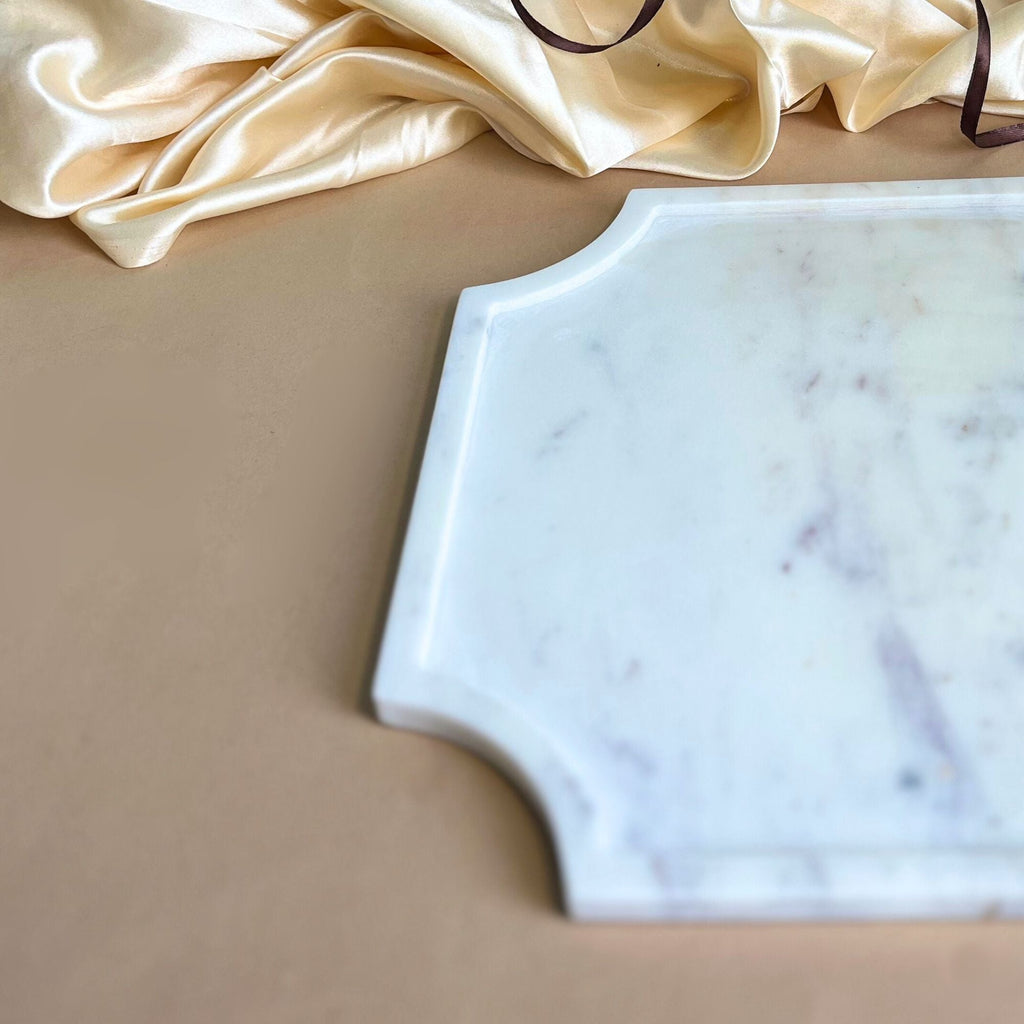 Octagon  Marble Platter (10 inch)