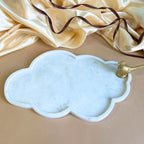 Cloud  Marble Platter (12 inch)