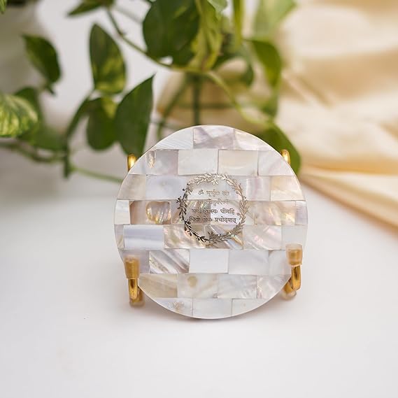 GURU JEE Metal Holder with Mother of Pearl