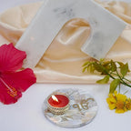 Ik Onkar Tea Light Holder Mother of Pearl Festive Home Décor Light Holder