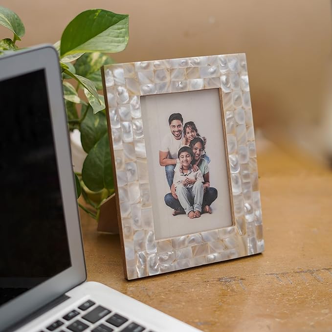 Mother of Pearl Table Photo Frame Decor