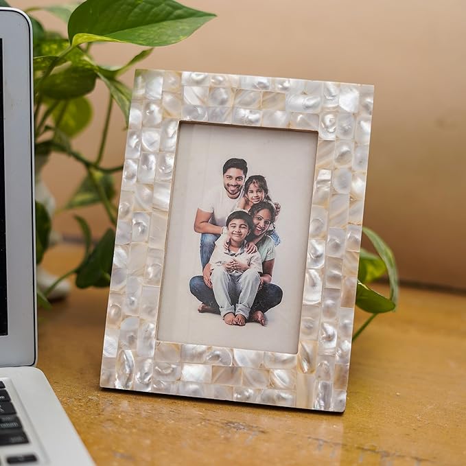 Mother of Pearl Table Photo Frame Decor