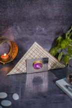 Metal Tissue Holder with Agate