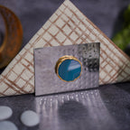 Metal Tissue Holder with Agate