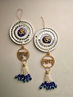 Blue Shubh Labh Om Door Hangings