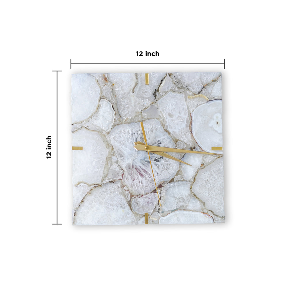 Agate Square Wall Clock