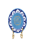 Ganesha Handcrafted Blue Pottery Showpiece