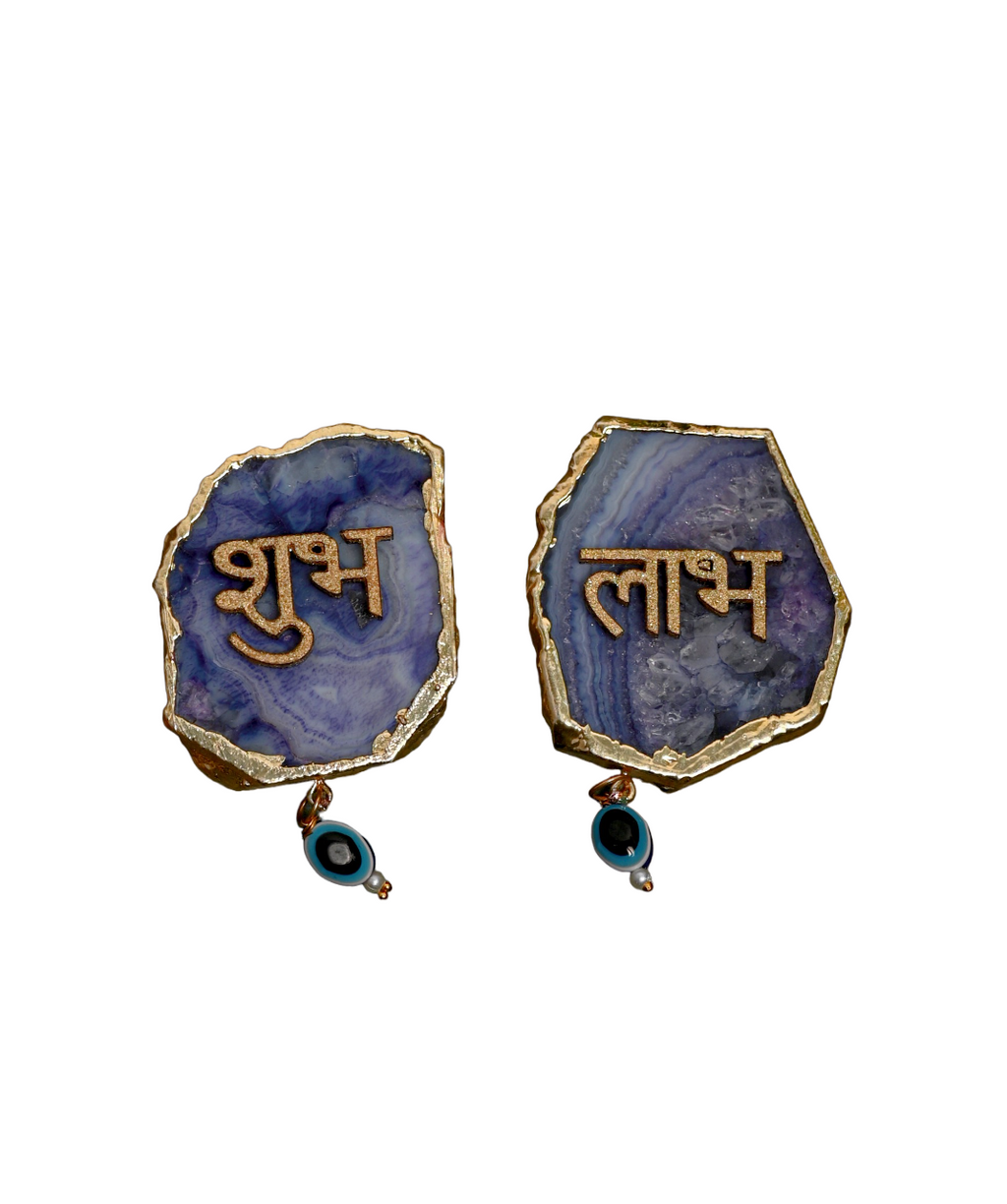 Blue Agate Shubh Labh
