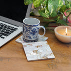 Mother of Pearl Square Coaster