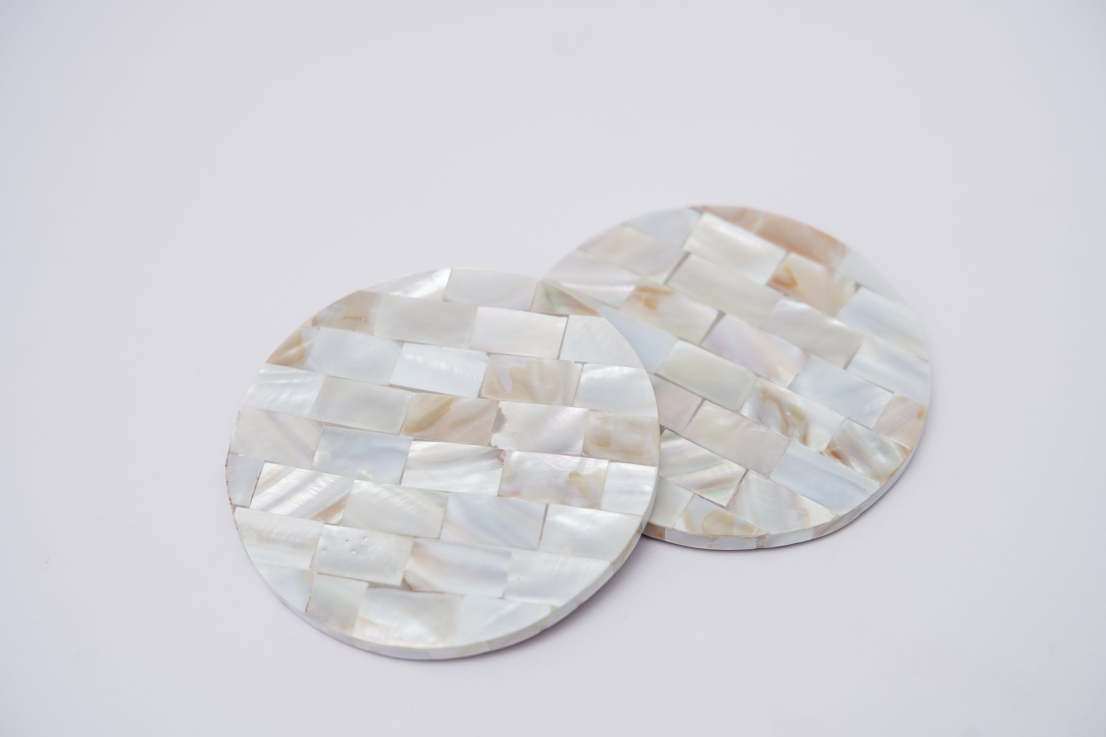 Mother of Pearl Square Coaster
