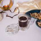 Mother of Pearl Round Coaster