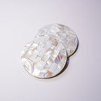 Mother of Pearl Square Coaster