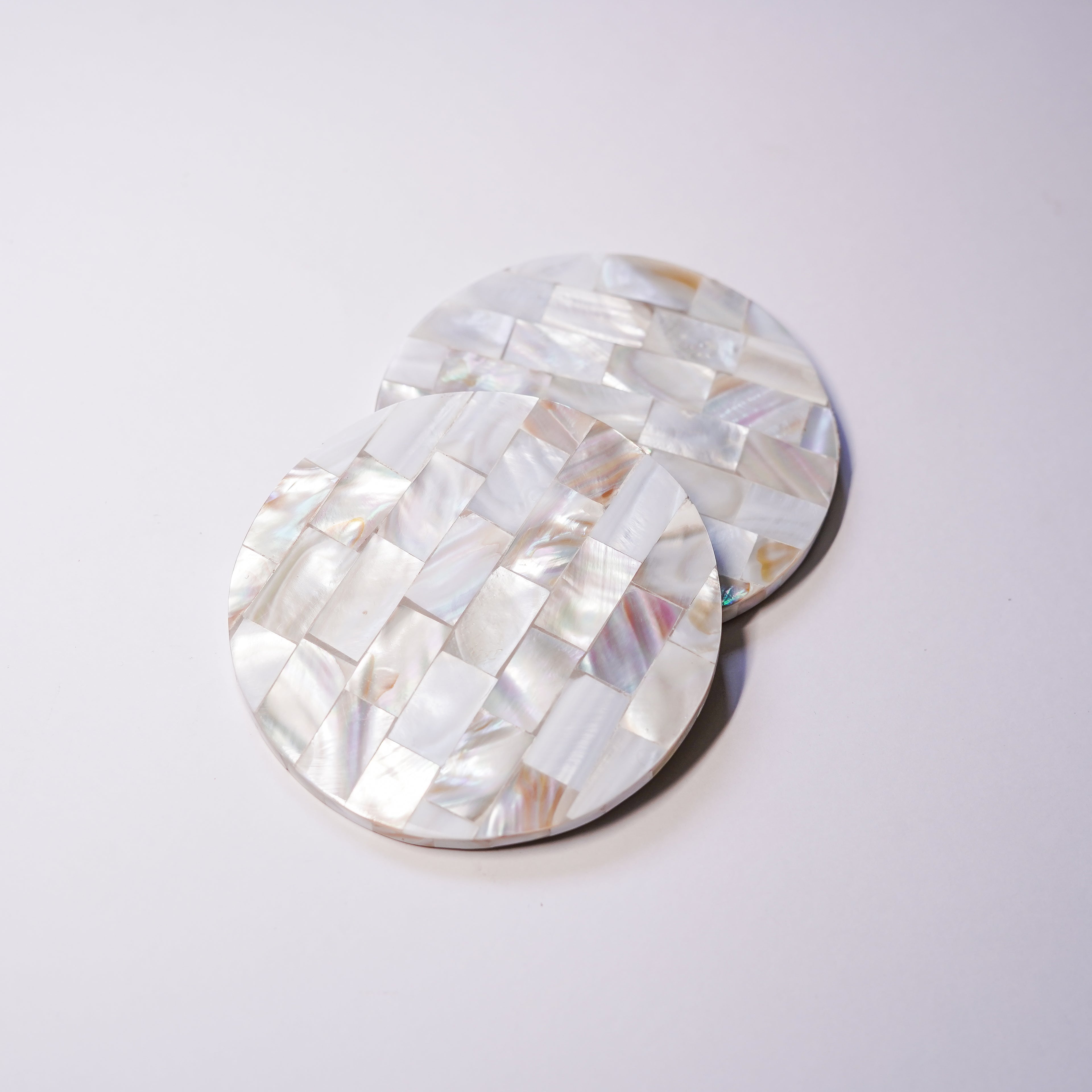 Mother of Pearl Square Coaster