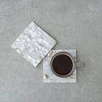 Mother of Pearl Square Coaster