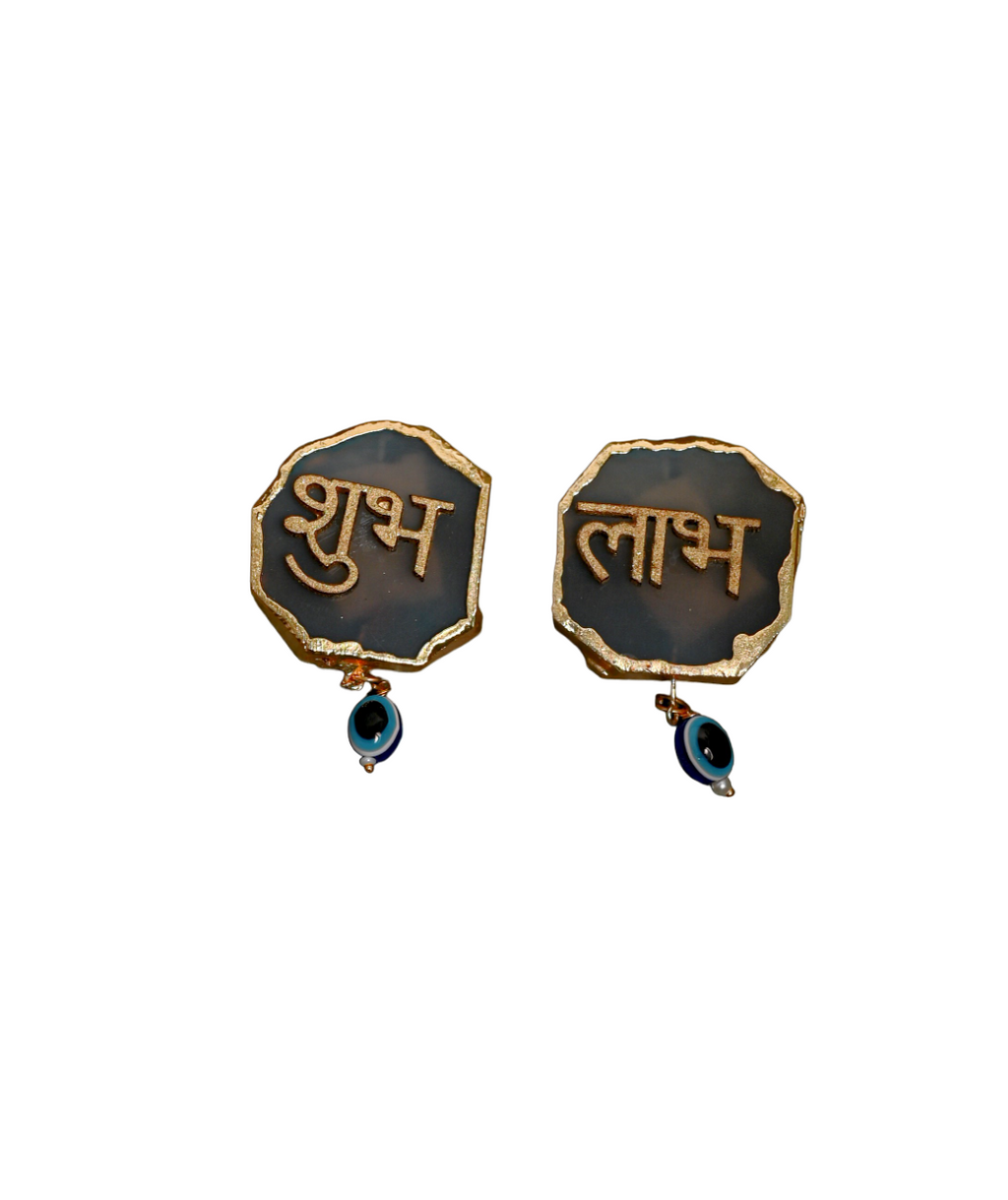 Natural Agate Shubh Labh