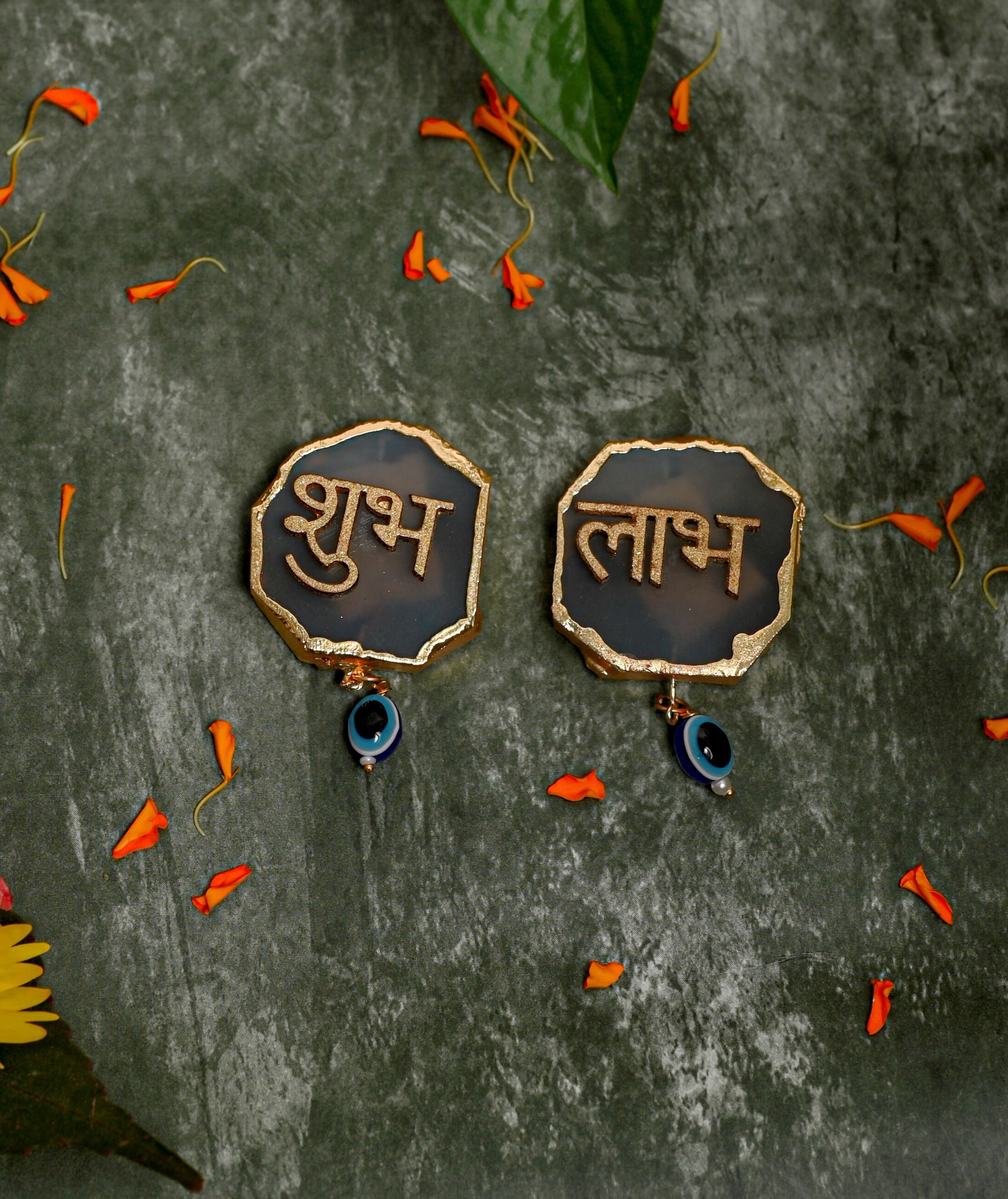 Natural Agate Shubh Labh