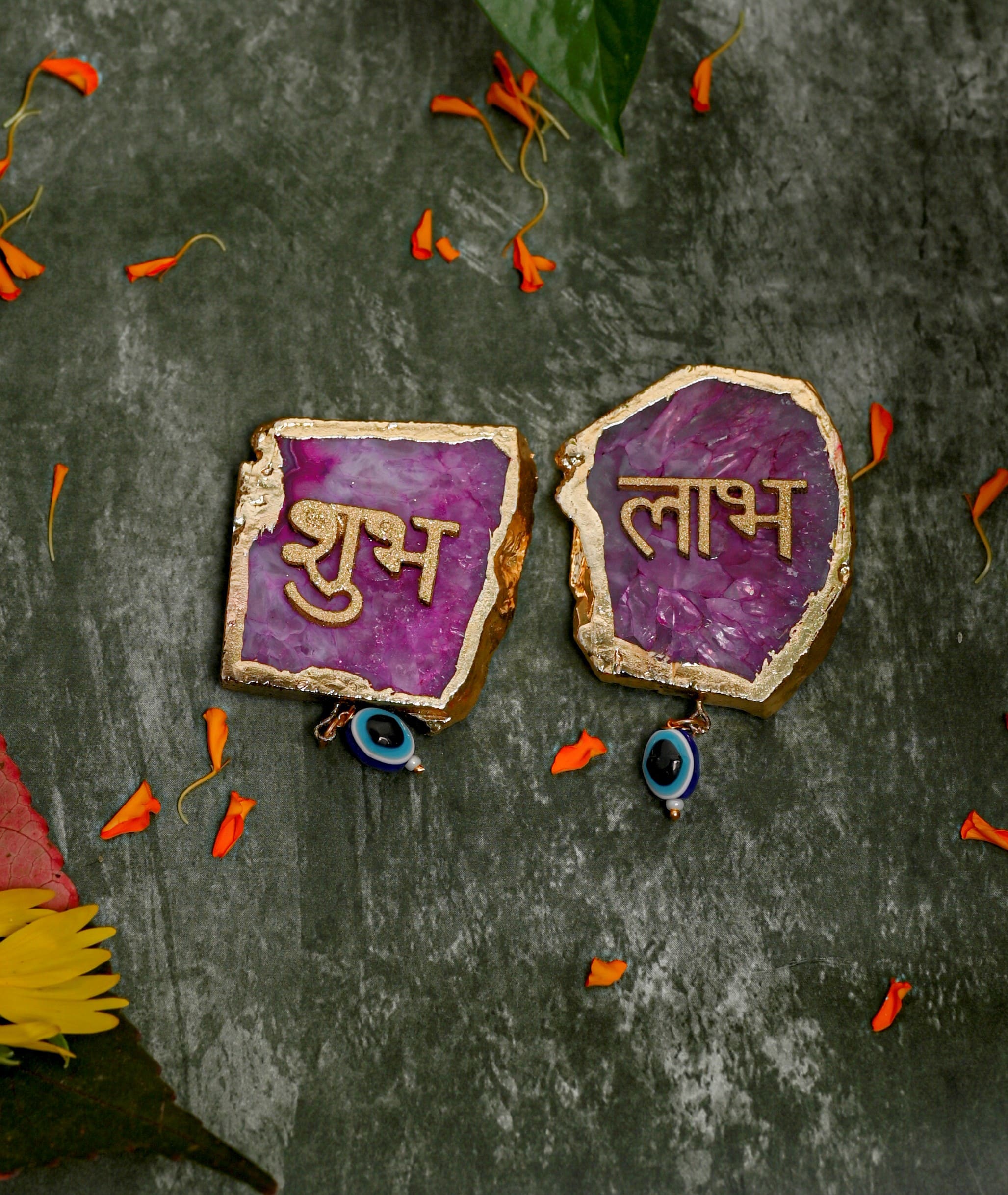 Natural Agate Shubh Labh