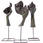 Face Design Showpeice Big Size Set of 3