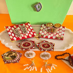 MOP Pooja Platter , MOP Laxmi Charan, MDF Diya and MDF Door Hangings