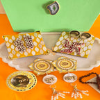 MOP Pooja Platter , MOP Laxmi Charan, MDF Diya and MDF Door Hangings