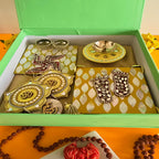 MOP Pooja Platter , MOP Laxmi Charan, MDF Diya and MDF Door Hangings
