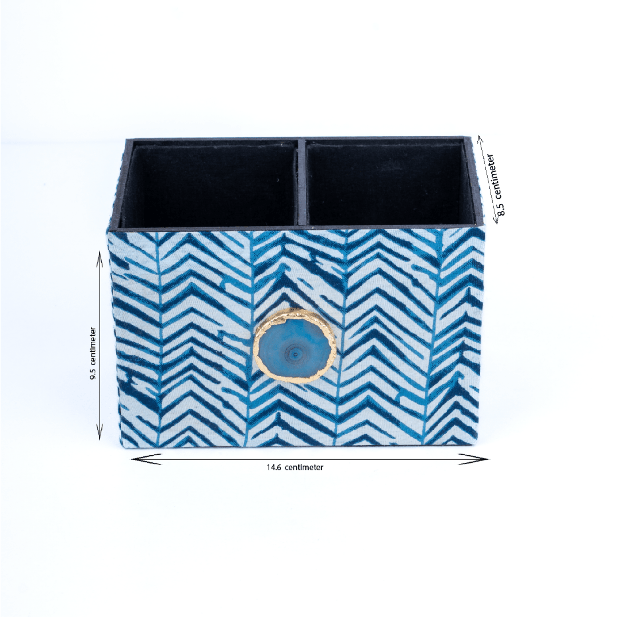 Blue Zebra Cutlery Holder