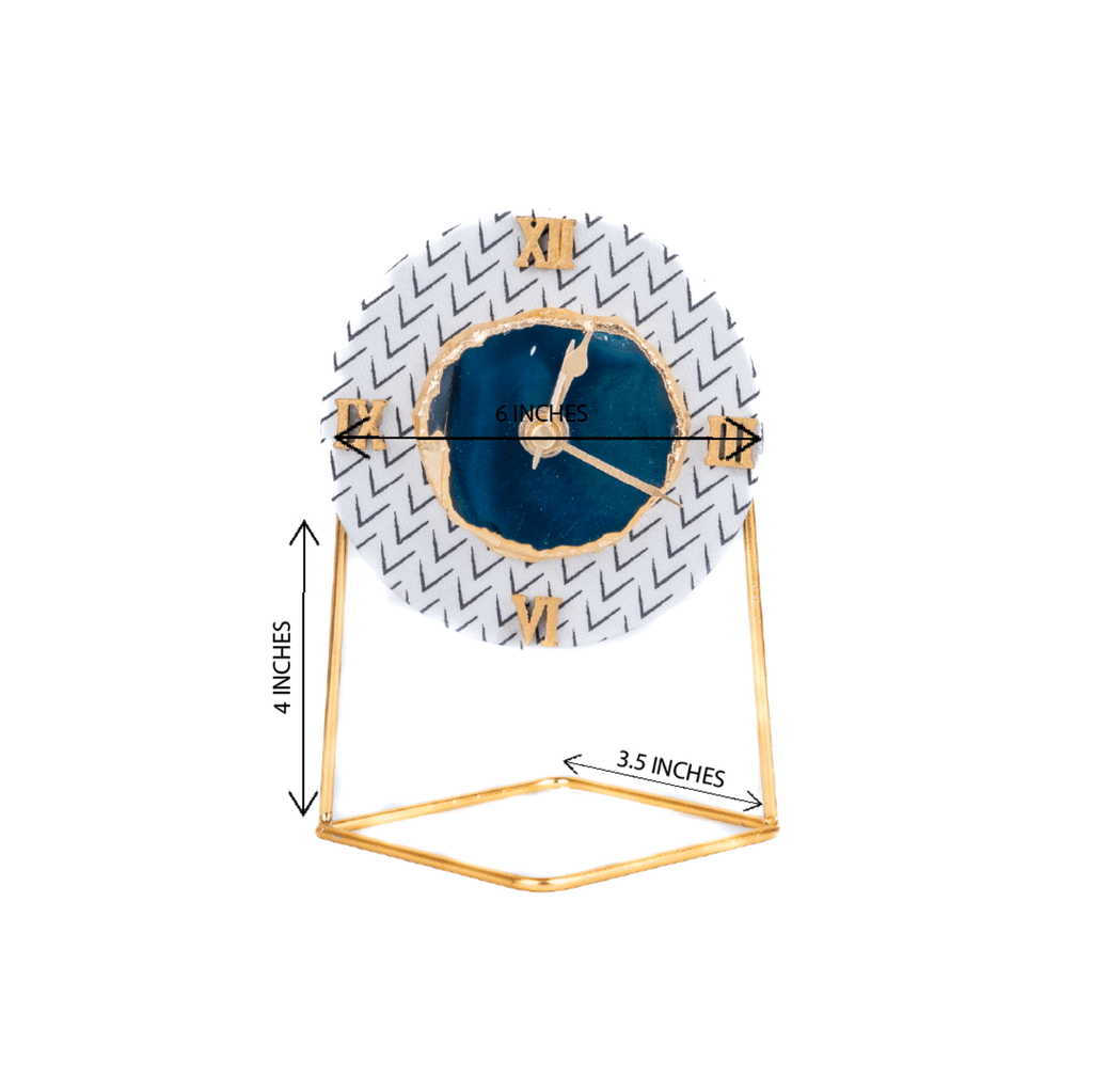 Black and White Desktop Clock(Round)