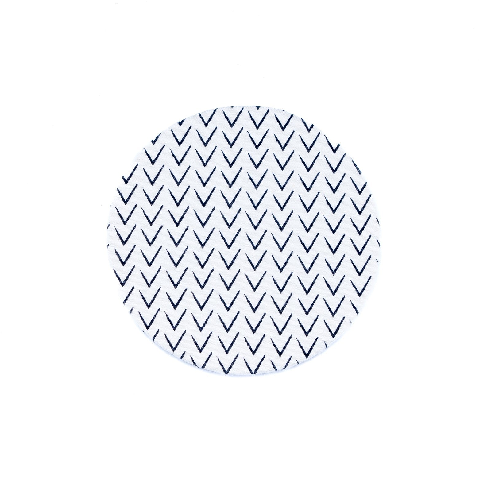 Black and White Napkin Rings Set Of 6