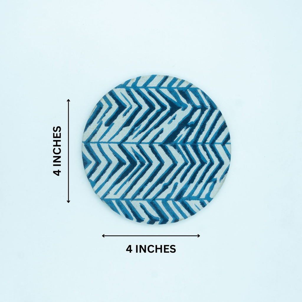 Blue Zebra Napkin Rings Set Of 6