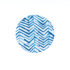 Blue Zebra Napkin Ring And Coaster Set Of 4